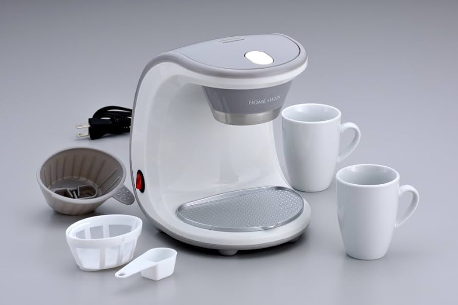 (未使用･未開封品)　ホームスワン コーヒーメーカー 2カップ SCM-02 v1yptgt Amazon | HOME SWAN ホームスワン コーヒーメーカー 2カップ SCM